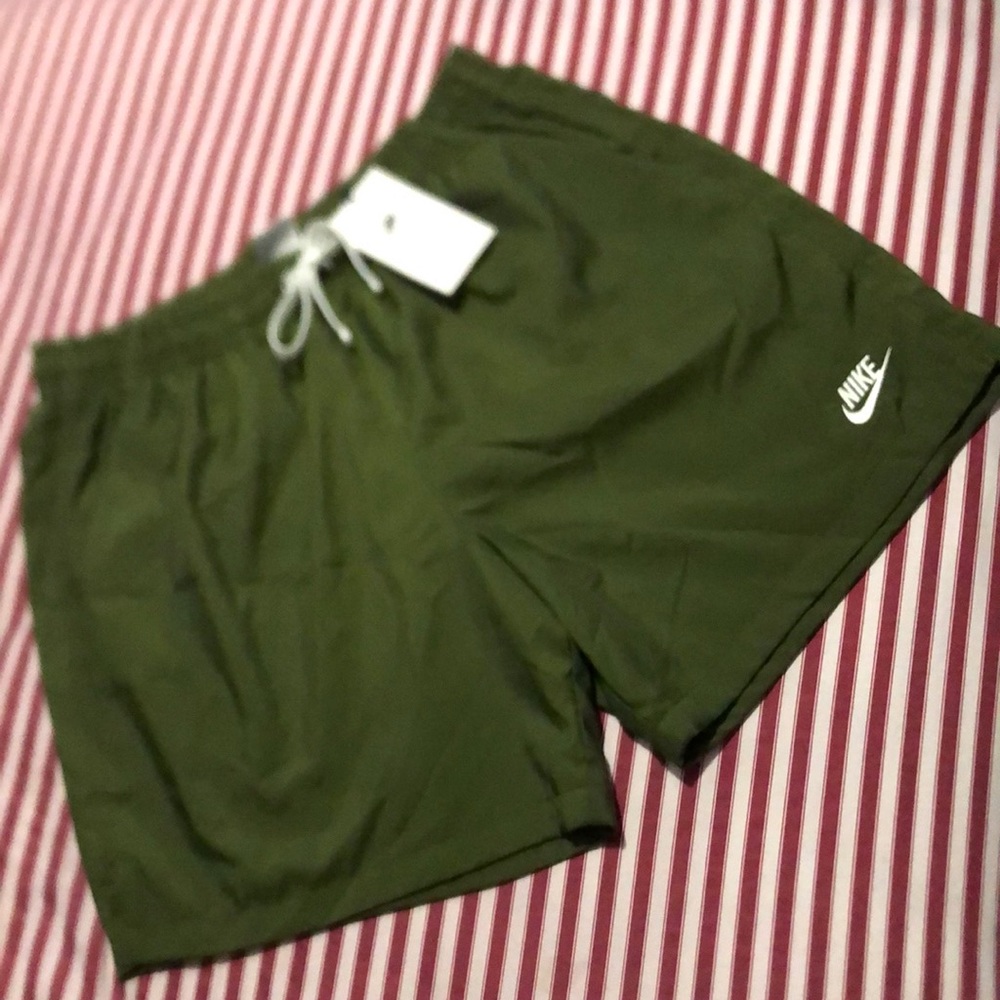 New Nike Forest Green Athletic Shorts